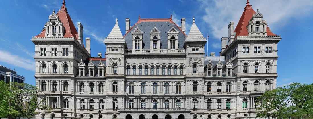 The New York State Capitol in Albany