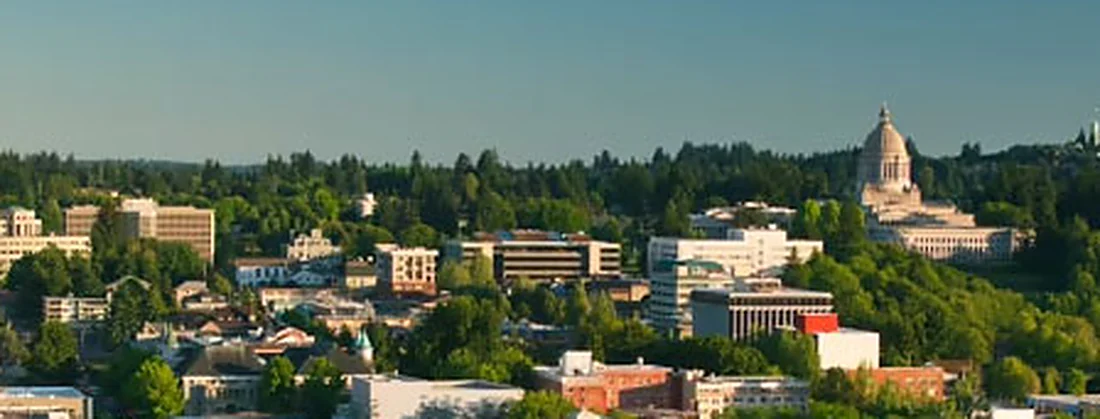 Olympia with the dome of the Washington State Legislative Building