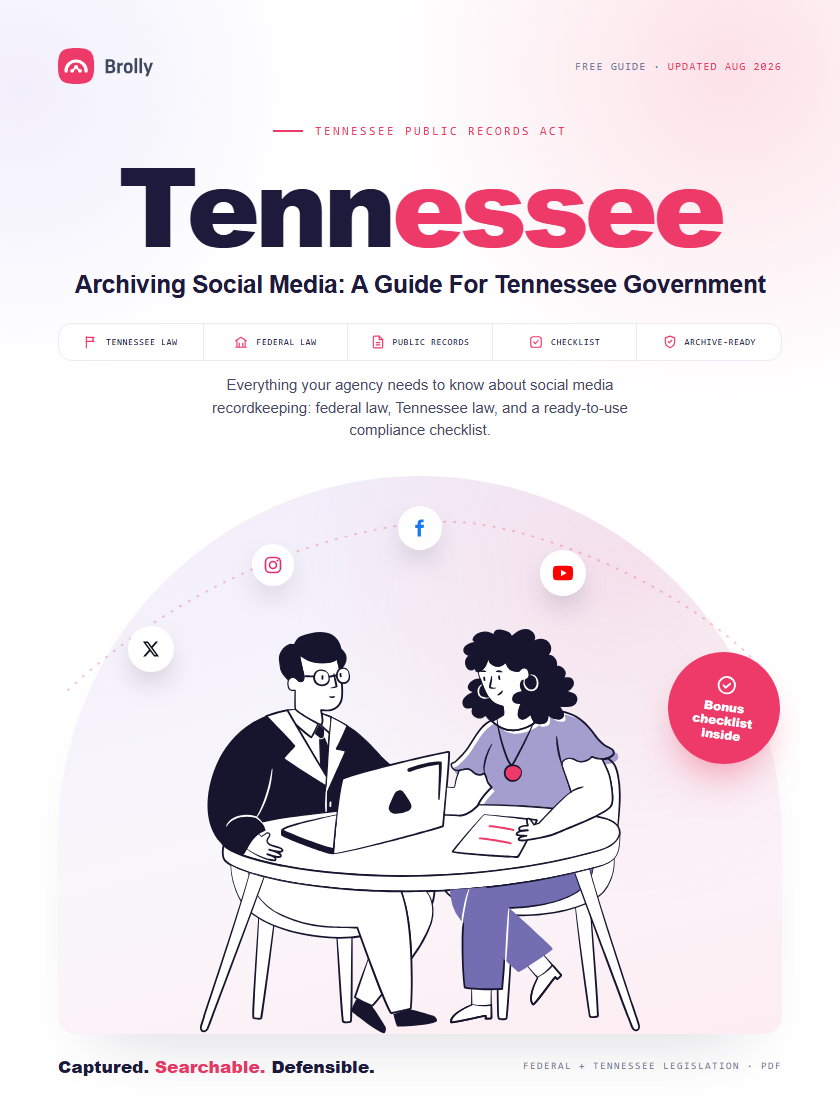 Tennessee — Archiving Social Media: A Guide For Government